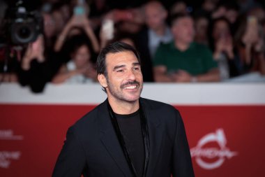 ROME, ITALY - 22 Ekim 2022: Edoardo Leo, 17. Roma Roma Film Festivali sırasında Parco Della Musica 'da 