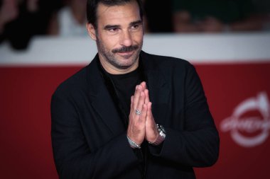 ROME, ITALY - 22 Ekim 2022: Edoardo Leo, 17. Roma Roma Film Festivali sırasında Parco Della Musica 'da 