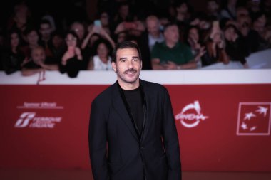 ROME, ITALY - 22 Ekim 2022: Edoardo Leo, 17. Roma Roma Film Festivali sırasında Parco Della Musica 'da 