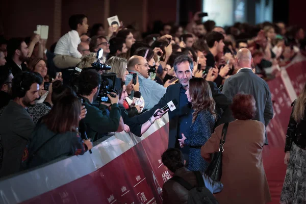ローマ イタリア 2022年10月22日 パオロ カラブレシがオーディトリアムパルコ デッラ ムジカで開催された第17回ローマ映画祭で のレッドカーペットに出席 — ストック写真
