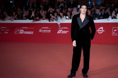 Roma, İtalya - 22 Ekim 2022: Cristiano Caccamo, 17. Roma Film Festivali 'nde 