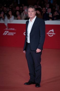 Roma, İtalya - 22 Ekim 2022: Corrado Guzzanti, 17. Roma Film Festivali 'nde 