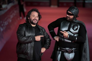 Roma, İtalya - 22 Ekim 2022: Pasquale Petrolo lakabı Lillo, 17. Roma Film Festivali 'nde 