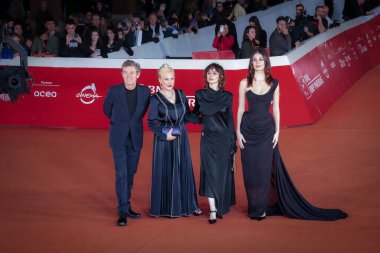 Roma, İtalya, 26 Ekim 2023: Willem Dafoe, Patricia Arquette, Zoe Bleu Sidel ve Camilla Marrone, Roma Film Festivali 'nin 18..