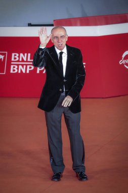 Roma, İtalya, 26 Ekim 2023: Giuseppe Tornatore, Oditoryum Parco della Musica 'daki 18. Roma Film Festivali' nin kırmızı halısına katıldı.