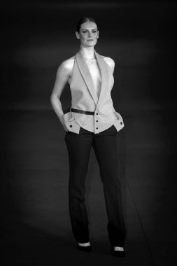 Roma, İtalya - 25 Ekim: İtalyan aktris Liliana Bottone, 18. Roma Film Festivali sırasında Oditoryum Parco Della Musica 'da kırmızı halıya katıldı.