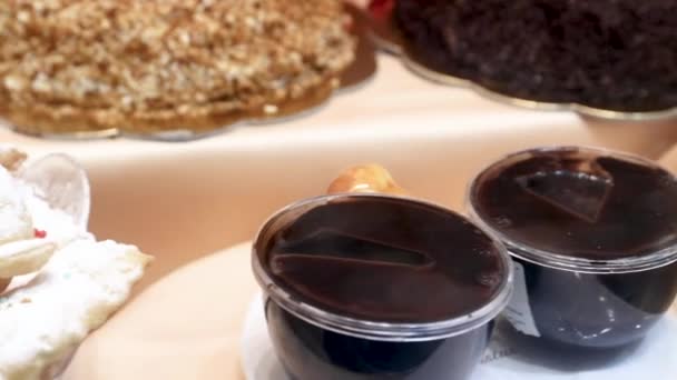 Sobremesas Típicas Tradição Pastelaria Napolitana Incluindo Famoso Deleite Limão Composto — Vídeo de Stock