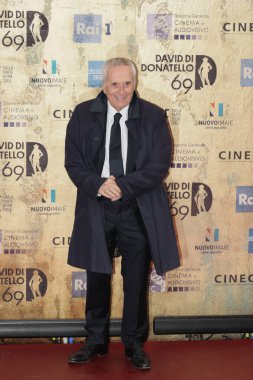 Roma, İtalya - 3 Mayıs 2024: Marco Bellocchio, İtalya 'da Cinecitta Stüdyoları' nda düzenlenen David di Donatello 2024 ödül törenine katıldı..