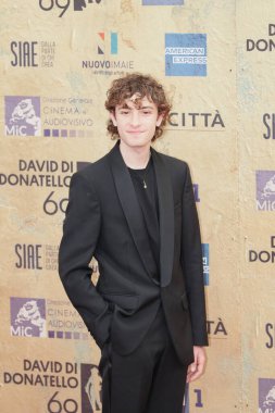 Roma, İtalya - 3 Mayıs 2024: Roma, İtalya 'da Sinema Stüdyoları' nda 2024 David di Donatello ödül töreninin kahramanları.