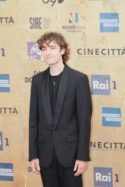 Roma, İtalya - 3 Mayıs 2024: Roma, İtalya 'da Sinema Stüdyoları' nda 2024 David di Donatello ödül töreninin kahramanları.