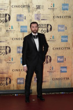 Roma, İtalya - 3 Mayıs 2024: Roma, İtalya 'da Sinema Stüdyoları' nda 2024 David di Donatello ödül töreninin kahramanları.