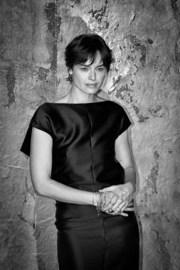 Roma, İtalya - 3 Mayıs 2024: Kasia Smutniak, Roma, İtalya 'da düzenlenen David di Donatello ödül törenine katıldı..