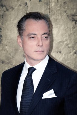 Roma, İtalya - 3 Mayıs 2024: Maurizio Lombardi, İtalya 'nın başkenti Roma' da düzenlenen David di Donatello ödül törenine katıldı..  