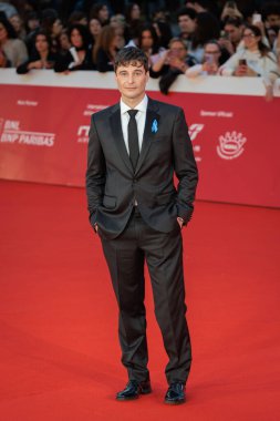 Roma, İtalya - 16 Ekim 2024: Lino Guanciale, Parco Della Musica Konser Salonu 'ndaki 19. Roma Film Festivali sırasında 