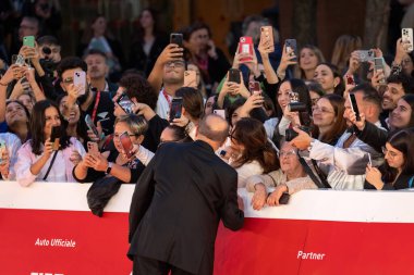 Roma, İtalya - 16 Ekim 2024: Carlo Verdone, Parco Della Musica Konser Salonu 'ndaki 19. Roma Film Festivali sırasında 