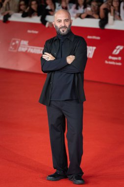 Roma, İtalya - 16 Ekim 2024: Giuliano Sangiorgi, 19. Roma Film Festivali sırasında Parco Della Musica Konser Salonu 'ndaki 
