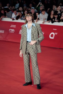 Roma, İtalya - 18 Ekim 2024: Thomas Raggi, 19. Roma Film Festivali sırasında Parco Della Musica Konser Salonu 'nda 