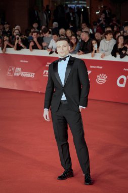 Roma, İtalya - 18 Ekim 2024: Enrico Inserra, 19. Roma Roma Film Festivali sırasında Auditorium Parco Della Musica 'daki 