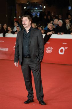 Roma, İtalya - 18 Ekim 2024: Gualtiero Burzi, 19. Roma Roma Film Festivali sırasında Auditorium Parco Della Musica 'daki 