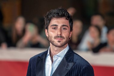 Roma, İtalya - 18 Ekim 2024: Gianluca Zaccaria, 19. Roma Film Festivali 'nde 