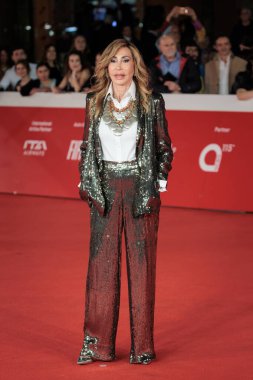 Roma, İtalya - 18 Ekim 2024: Daniela Zuccoli 18 Ekim 2024 tarihinde İtalya 'nın başkenti Roma' da düzenlenen 19. Roma Film Festivali sırasında 