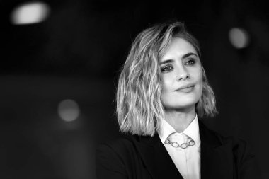 Roma, İtalya - 22 Ekim: Greta Scarano, 19. Roma Film Festivali sırasında Auditorium Parco Della Musica 'da 