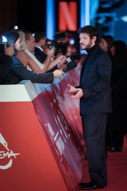 Roma, İtalya - 22 Ekim: Andrea Bosca, 19. Roma Film Festivali sırasında Auditorium Parco Della Musica 'da 