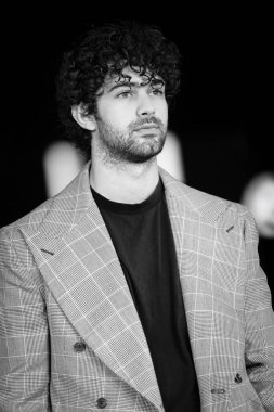 Roma, İtalya - 22 Ekim: Massimiliano Caiazzo, 19. Roma Roma Film Festivali sırasında Auditorium Parco Della Musica 'da 