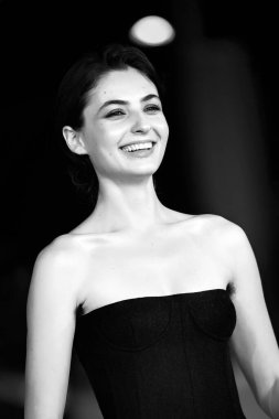 Roma, İtalya - 22 Ekim: Tecla Insolia, 19. Roma Film Festivali sırasında Auditorium Parco della Musica 'daki 