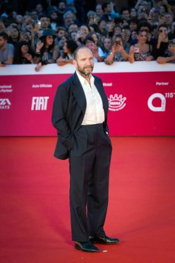 Roma, İtalya - 26 Ekim 2024: Ralph Fiennes, 19. Roma Uluslararası Film Festivali sırasında Oditoryum Parco della Musica 'da 