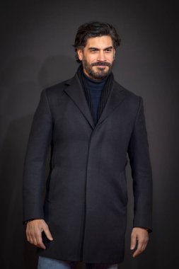 Roma, İtalya - 17 Ocak 2025: İtalyan film yönetmeni, senarist, aktör ve yapımcı Alessandro Parrello, James Mangold 'un yönettiği 