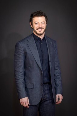 Roma, İtalya - 17 Ocak 2025: İtalyan aktör ve yönetmen Andrea Bosca, James Mangold 'un yönettiği 