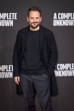 Roma, İtalya - 17 Ocak 2025: İtalyan senarist ve yönetmen Pippo Mezzapesa James Mangold 'un yönettiği 