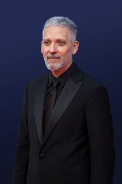 Roma, İtalya - 7 Mayıs 2025: Giuseppe Fiorello, 70. David Di Donatello Cinecitta Stüdyoları 'nda 7 Mayıs 2025' te İtalya 'nın başkenti Roma' da kırmızı halıya katıldı..