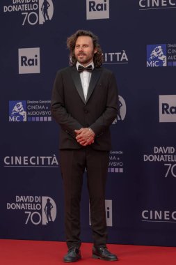 Roma, İtalya - 7 Mayıs 2025: Vito Giuseppe Zito, Cinecitta Stüdyoları 'nda 70..