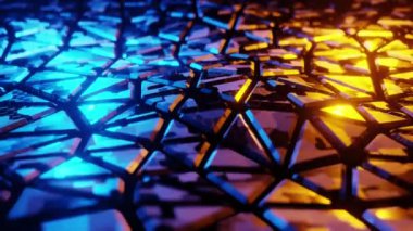 Döngü Canlandırma arkaplanı. Üçgen şekilli dalgalar