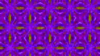 Soyut VJ döngü Hareketi Arkaplanı. Renkli ışıklarla Kaleida