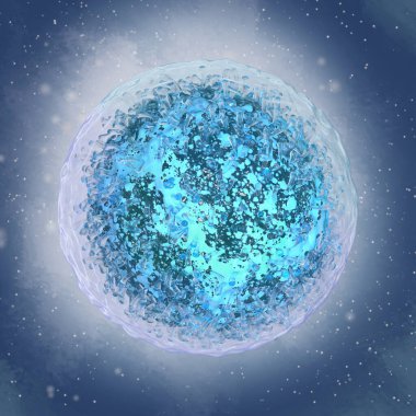 Tıp bilimi geçmişi, lenfositler, bağışıklık sisteminin hücreleri, çeşitli lökosit grupları, kan hücreleri, 3D görüntüleme.