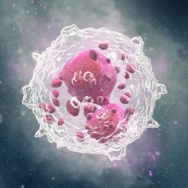 Medical Science Background Eosinophils Type Leukocyte Whose Main Function Fight — Stock Photo, Image