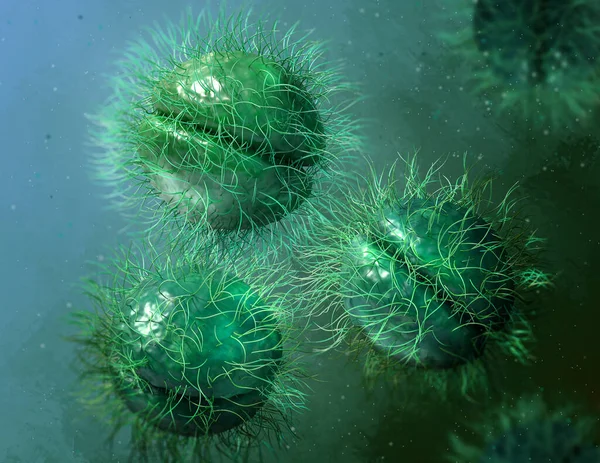 Contesto Medico Batteri Del Genere Della Famiglia Delle Neisseriaceae Gonococcus — Foto Stock