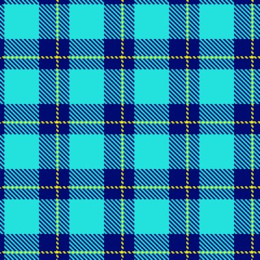 Kırmızı mavi turkuaz sarı turkuaz rengi olan kusursuz tartan desenli yeni yıl arkaplanı.