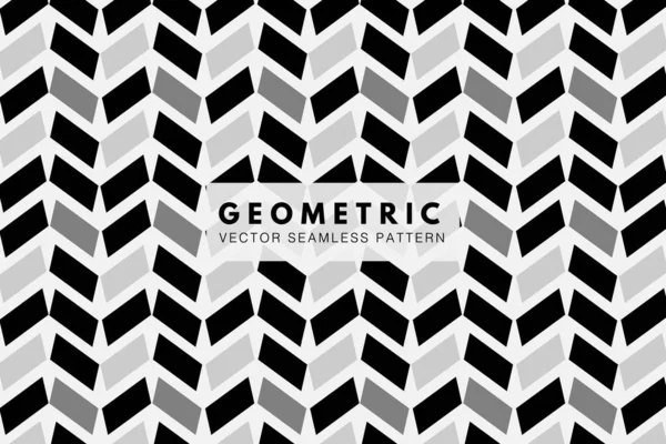 Inclinación Líneas Negras Grises Forma Geométrica Polígono Patrón Vector Repetitivo — Archivo Imágenes Vectoriales