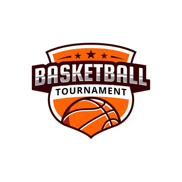 Basketball Logo Vector Illustration Design — стоковый вектор