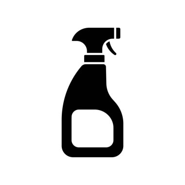 Sprey şişe simgesi beyaz arka plan üzerinde izole