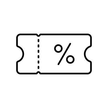 Beyaz arkaplanda izole edilmiş Con satır simgesi.