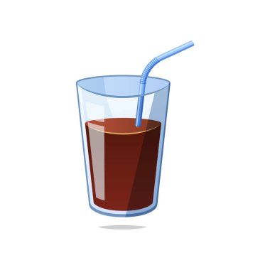 Beyaz arka planda izole edilmiş bir bardak çikolatalı süt..