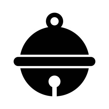 Beyaz arkaplanda evcil hayvan çan simgesi izole.