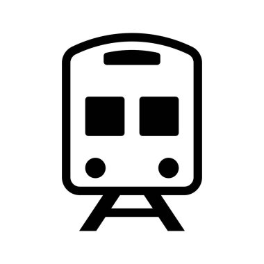 Wein Tren simgesi beyaz arkaplanda izole edildi.