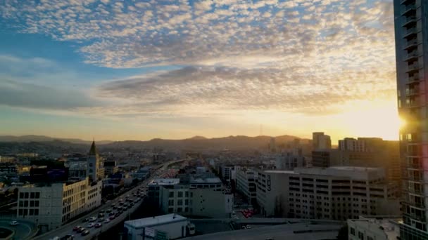 Vista Aérea Ciudad San Francisco Las Mejores Imágenes Drones Cinematográficos — Vídeos de Stock