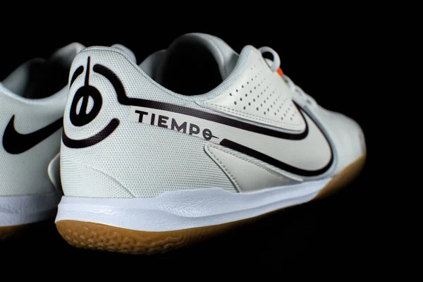 Lviv Ucrania Enero 2023 Nike Tiempo Legend Academy Zapatos Fútbol —  Fotos de Stock